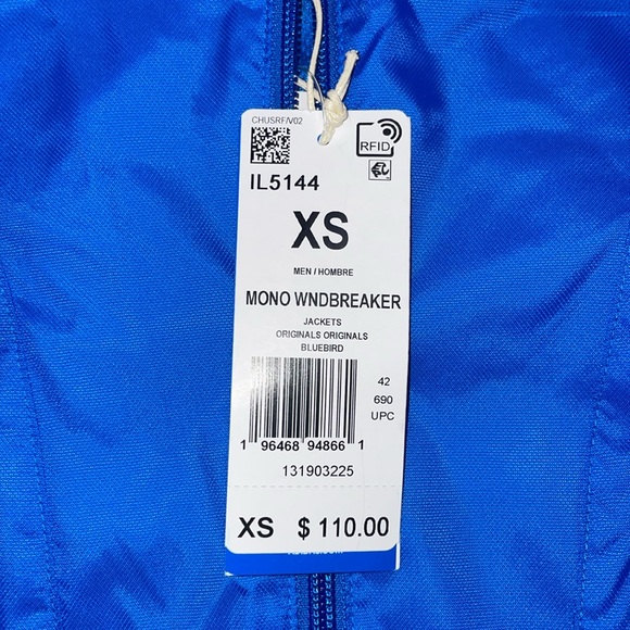 NEW!! ADIDAS GRAPHICS MONOGRAM WINDBREAKER - XS - Picture 12 of 12